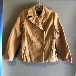 Fun Tan kakhi colored pea coat from the gap